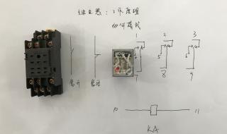 中间继电器hh52p表示什么 中间继电器原理图