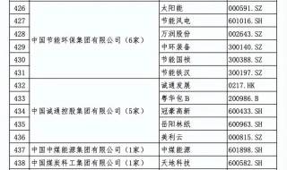 上市公司和国企共同控股的企业 央企上市公司名单