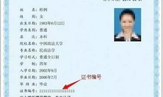 如何查询大学毕业证书编号 毕业证证书编号查询